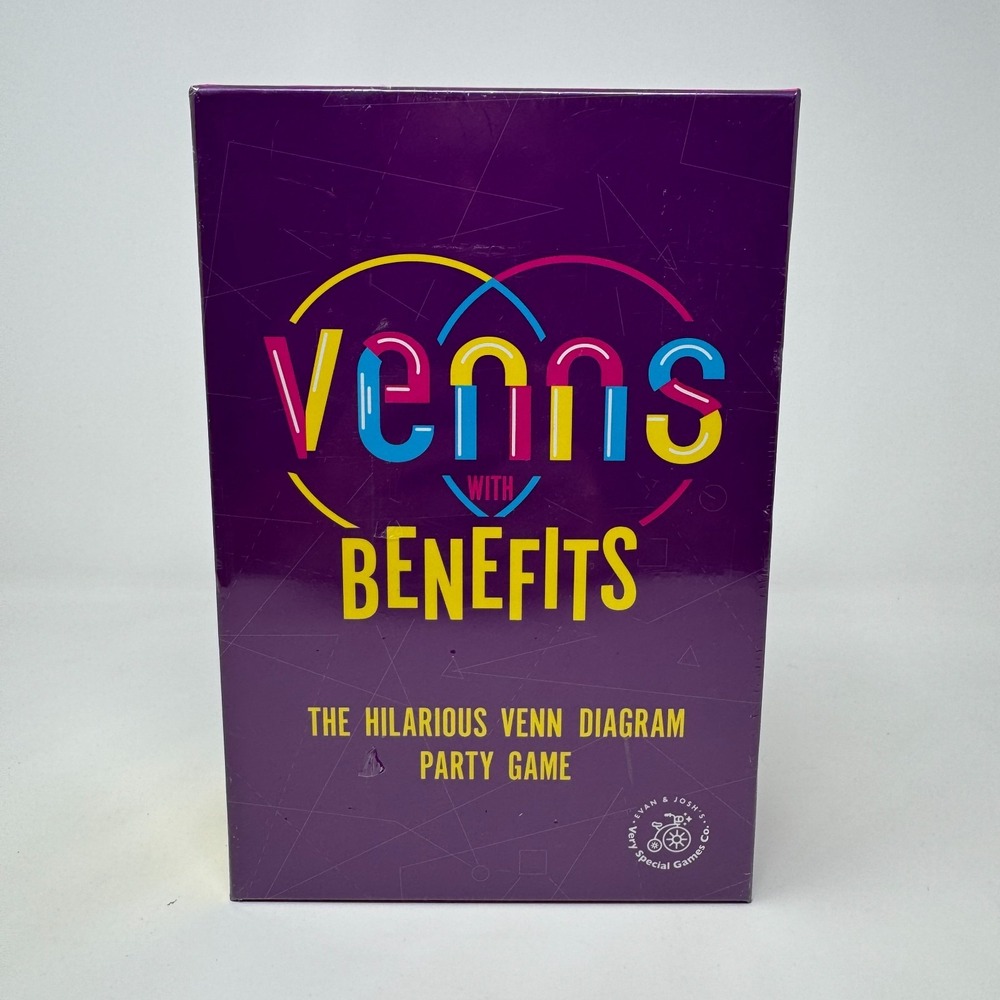 New Venns with Benefits Creative Party‎ Board Game Hilarious Venn Diagram Fun